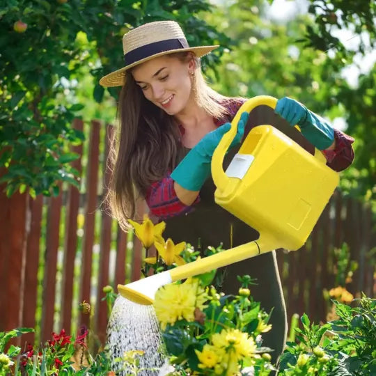 Gartol-Garden 1.3 Gallon Plastic Water Spray Can Yellow