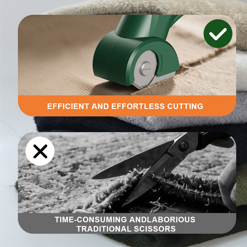 GARTOL 3.7V Rechargeable Electric Scissors for Fabric & Leather Cutting