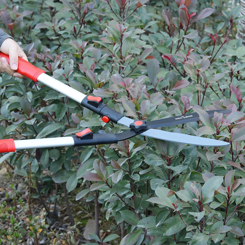 GARTOL Telescopic Hedge Shears, Extendable Garden Bush Clippers (HA1814R-10)