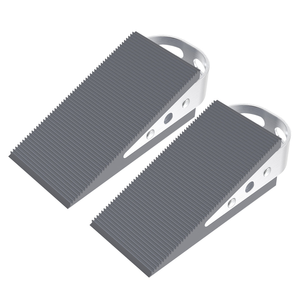 GARTOL Heavy Duty Door Stop Wedge - 3" Tall Adjustable Stainless Steel
