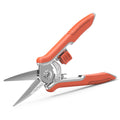 Gartol Orange Pruning Shears Thick Steel Blade & Versatile Use from Herbs to Greenhouse Trimming