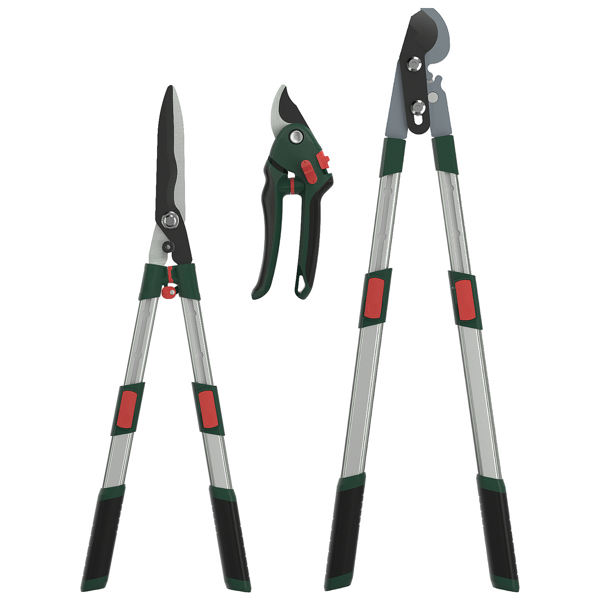 GARTOL 3-Piece Garden Tool Set: Lopper, Hedge & Pruning Shears