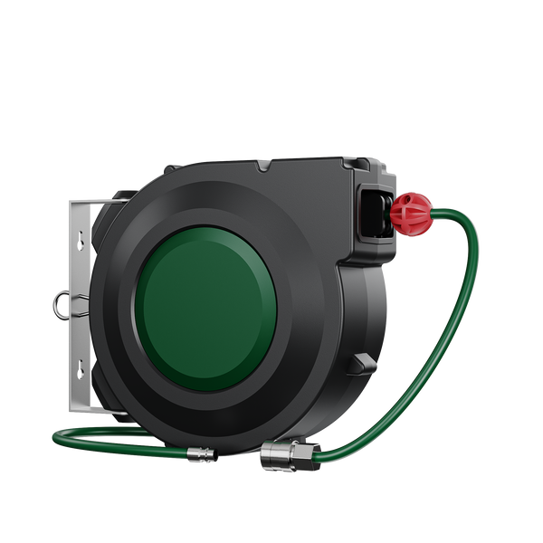GARTOL 10m Retractable Air Hose Reel – Anti-Freeze, UV-Resistant, 180° Swivel, 28.9PSI, Quick Connector (SGC008)
