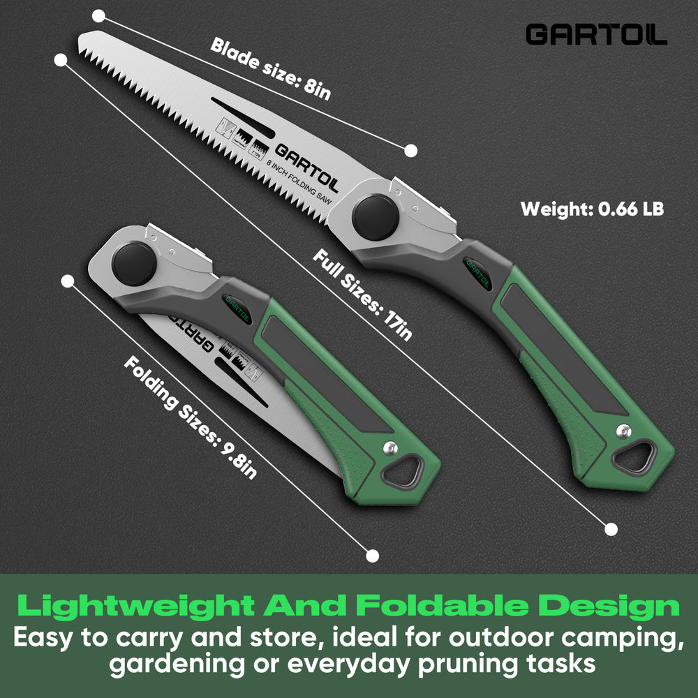 GARTOL 8 Inch SK5 Blade Folding Saw Hand Pruning Saw for Wood Cutting Pruning - product image 3