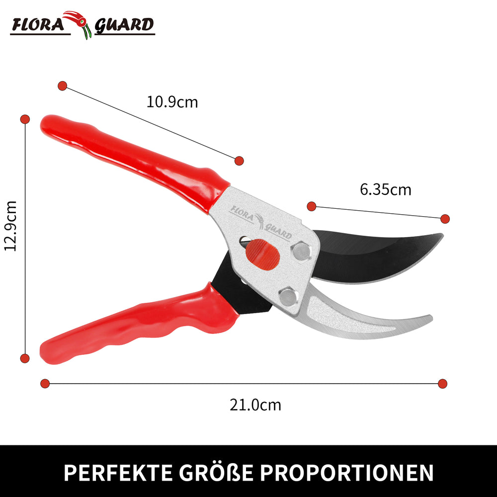 GARTOL 8.5" Professional Bypass Pruning Shears - SK5 Steel Clipper