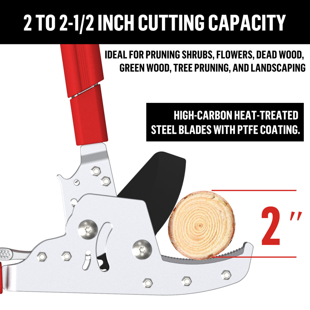 GARTOL lopper 2 to 2.5 inch cutting capacity with high-carbon steel blade