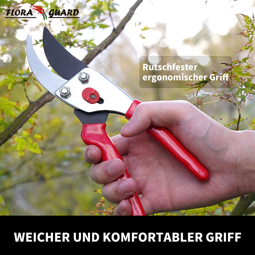 GARTOL 8.5" Professional Bypass Pruning Shears - SK5 Steel Clipper
