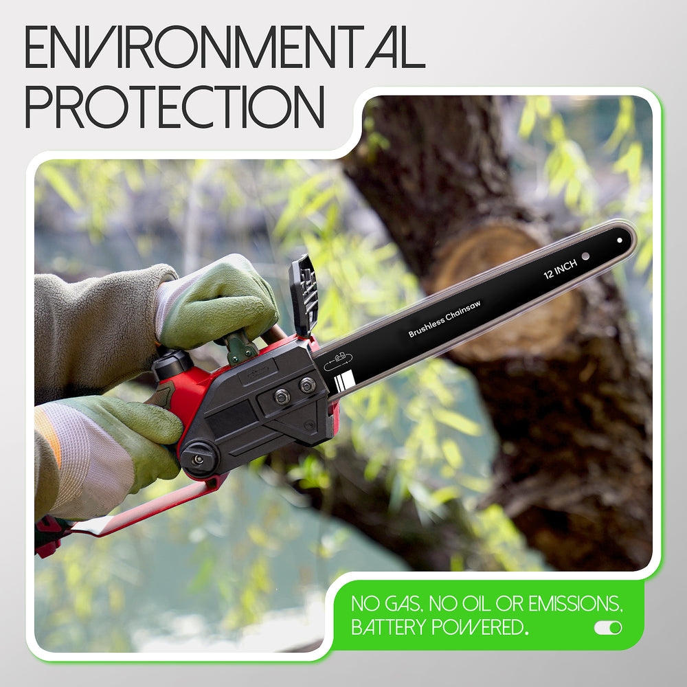 GARTOL Chainsaw Compatibility: Handheld Chain Saw Powered by Dewalt DCB 20V MAX Lithium-ion Batteries (Models DCB204-DCB248)