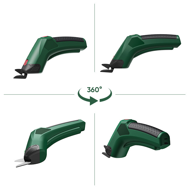 GARTOL 3.6V Cordless Electric Scissors for Fabric, Carpet & Crafts