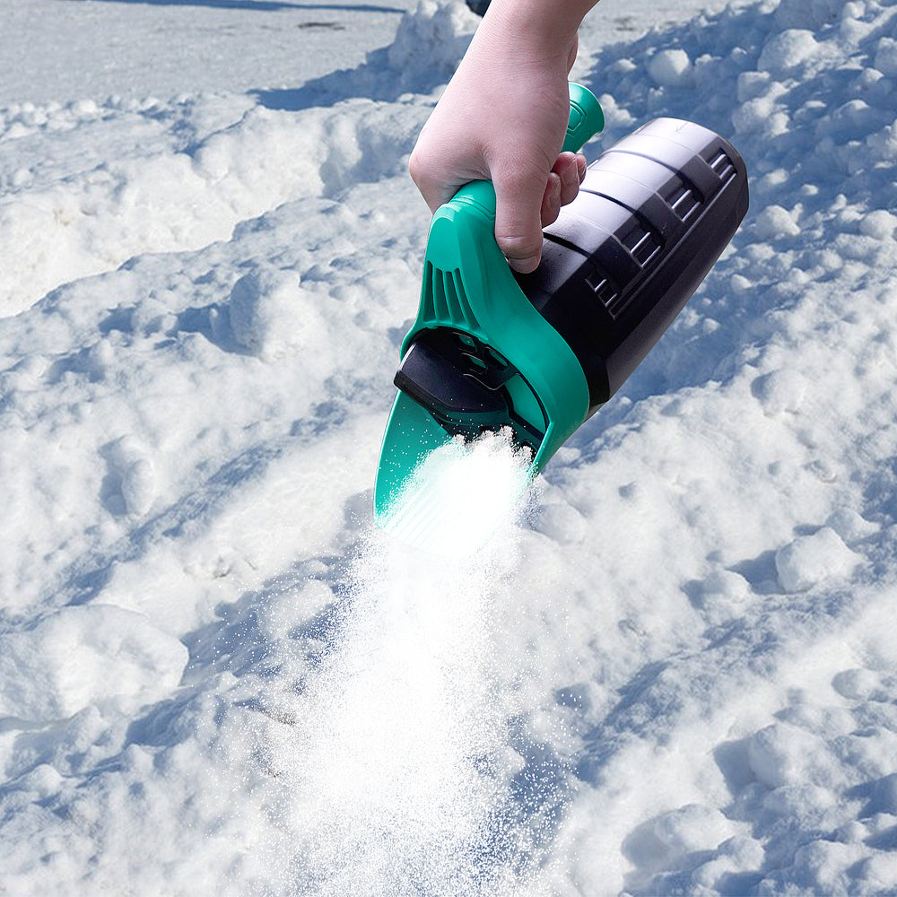 GARTOL Handheld Seed & Fertilizer Spreader, 30oz Adjustable Openings