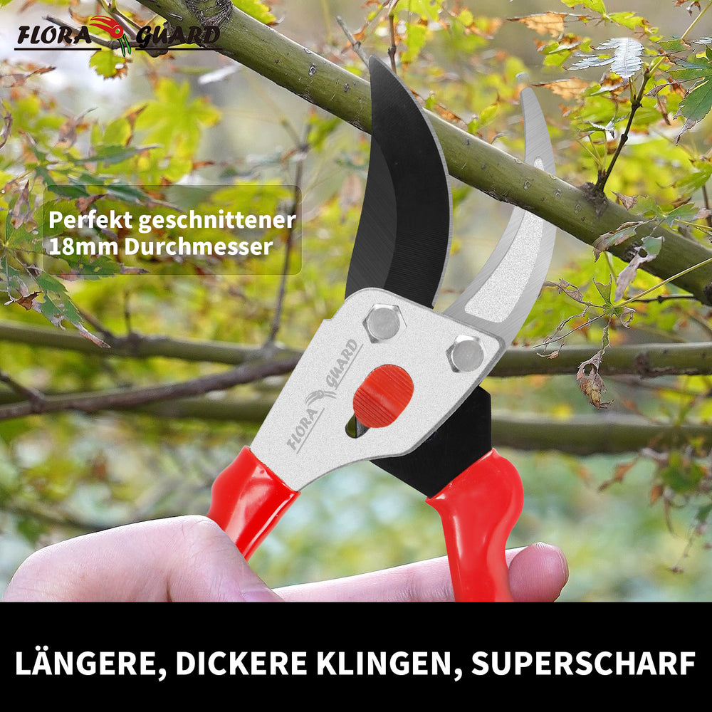 GARTOL 8.5" Professional Bypass Pruning Shears - SK5 Steel Clipper