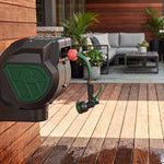 GARTOL 5/8" 17m Retractable Hose Reel – Anti-Freeze, UV-Resistant, 180° Swivel, 60PSI, Adjustable Spray Nozzle (SGC005E)