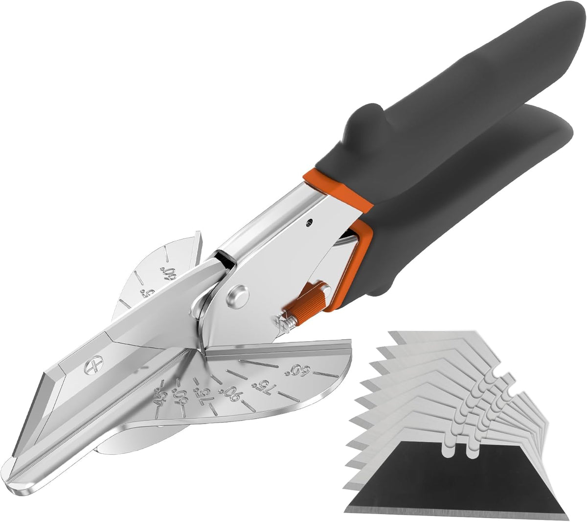45°-135° Miter Shears with 10 Spare Blades | GARTOL Multi-Angle Cutter