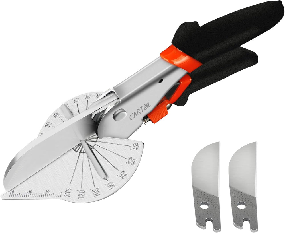 GARTOL Quarter Round Cutter - Miter Shears 45°-135° with SK5 Blade