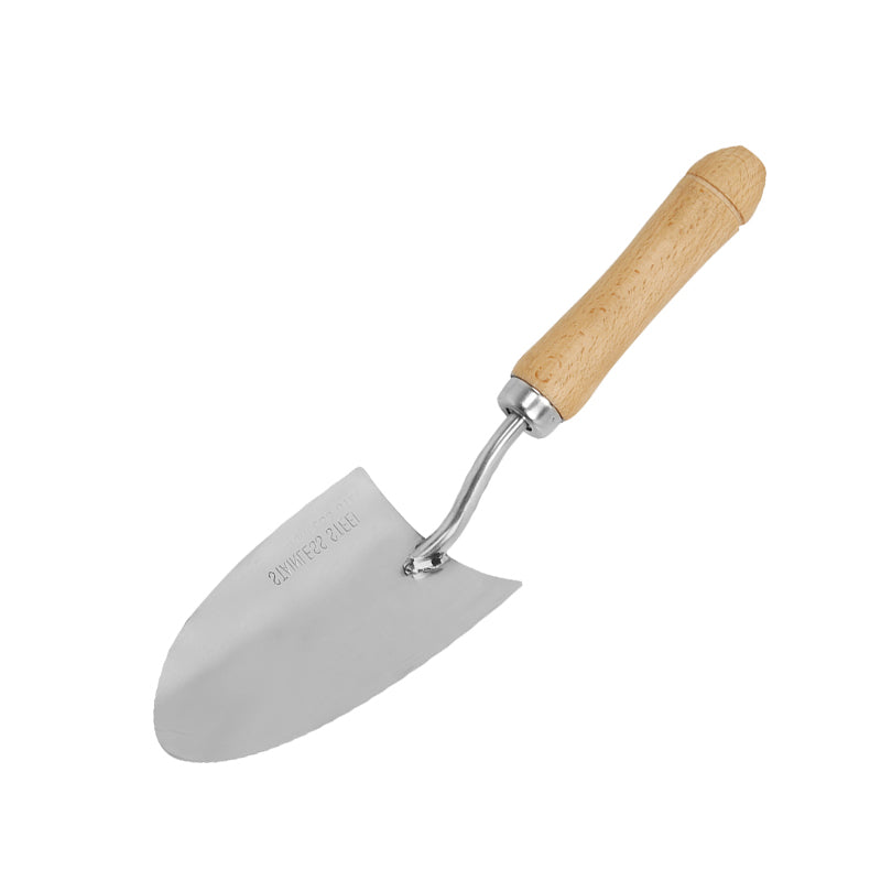 GARTOL 3-Piece Garden Hand Tool Set – Stainless Steel Weeder, Fork & Transplant Trowel with Ergonomic Wooden Handle