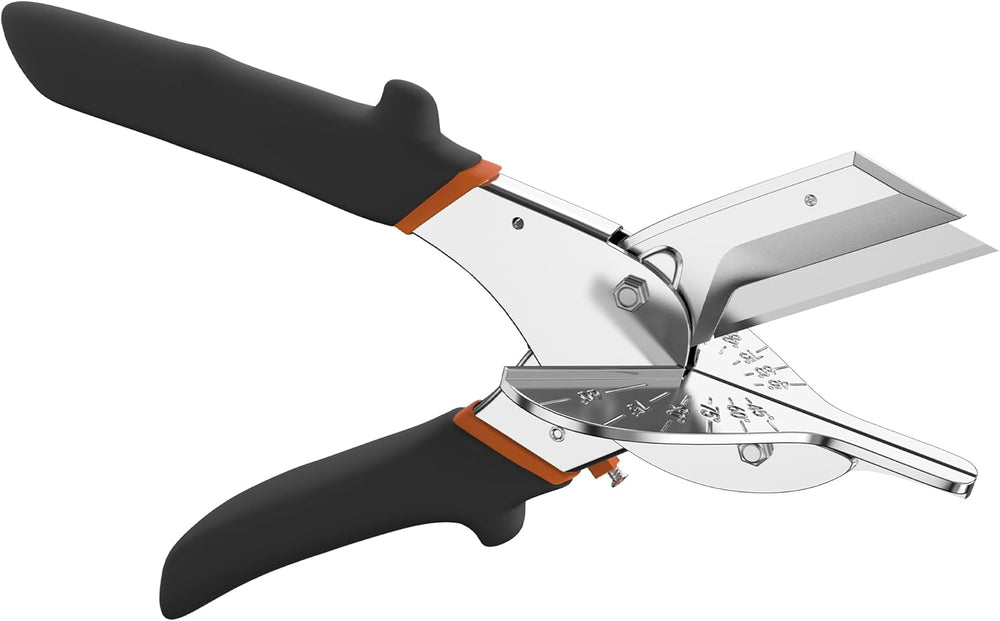 GARTOL Multi-45°-135°Angle Miter Shear Cutter with 10 Spare SK5 Blades