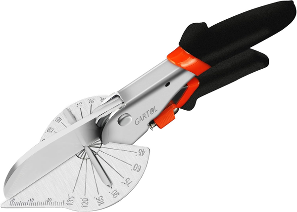 GARTOL 45°-135° Miter Shears - Adjustable SK5 Steel Trim Cutter(Tool Only)