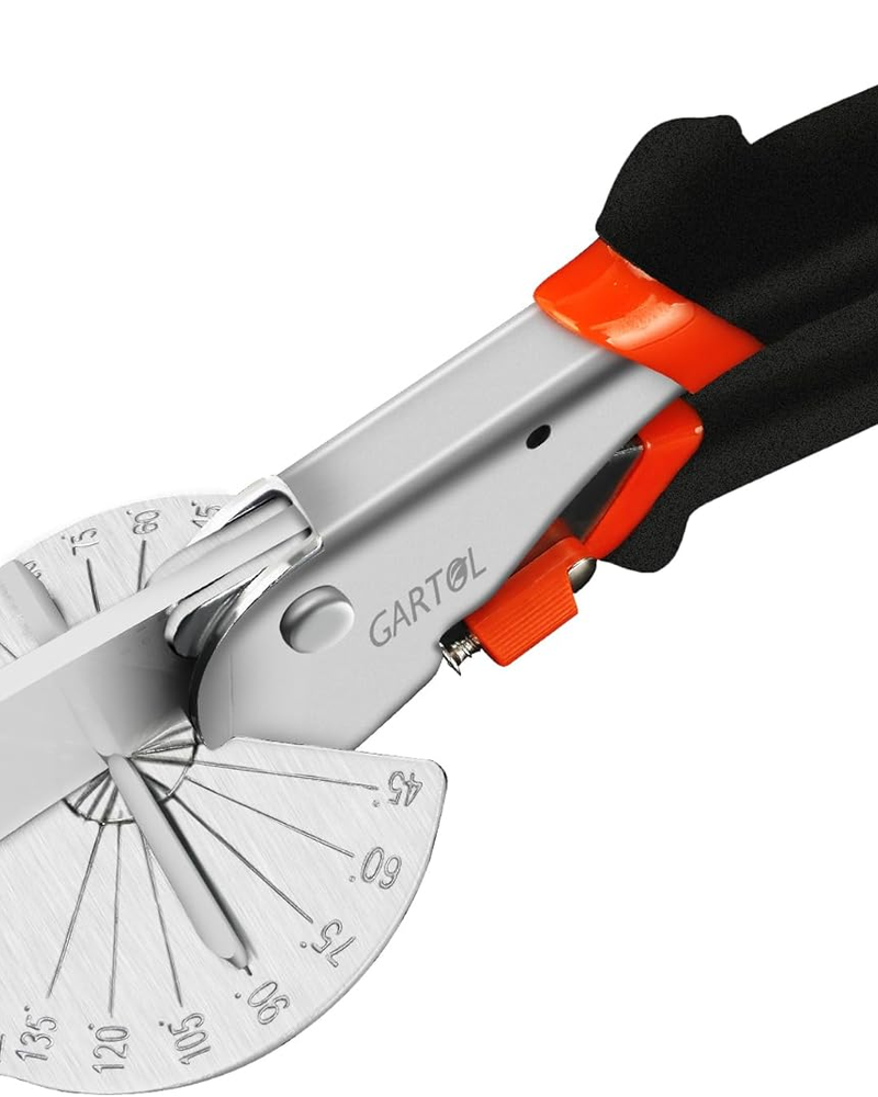 GARTOL 45°-135° Miter Shears - Adjustable SK5 Steel Trim Cutter(Tool Only)