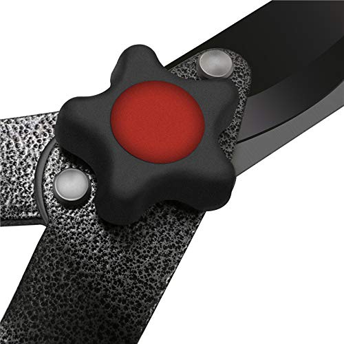 GARTOL hedge shears adjustable blade tension control knob close-up