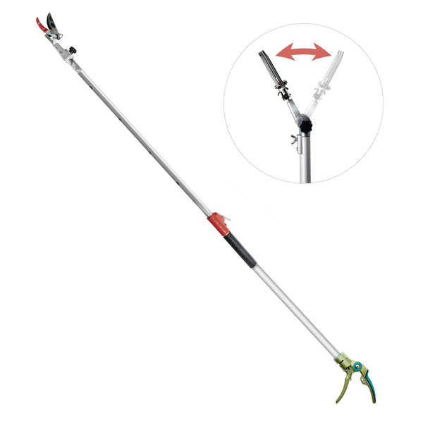 GARTOL Telescopic Pole Pruner & Saw (3.67-5.45ft)