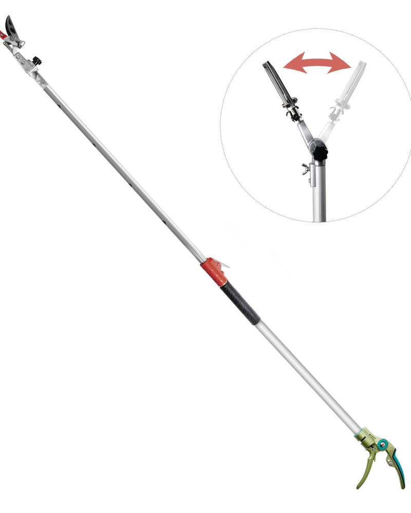GARTOL Telescopic Pole Pruner & Saw (3.67-5.45ft)