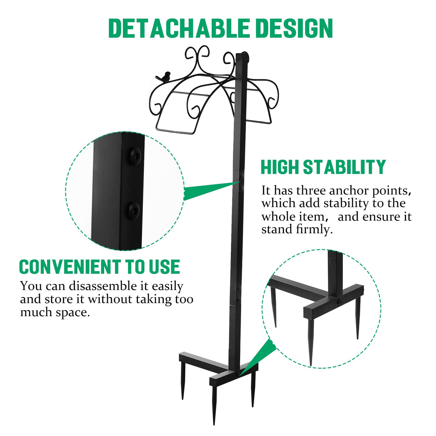 Garden Hose Holder Stand Holds 125Ft Hose-GARTOL