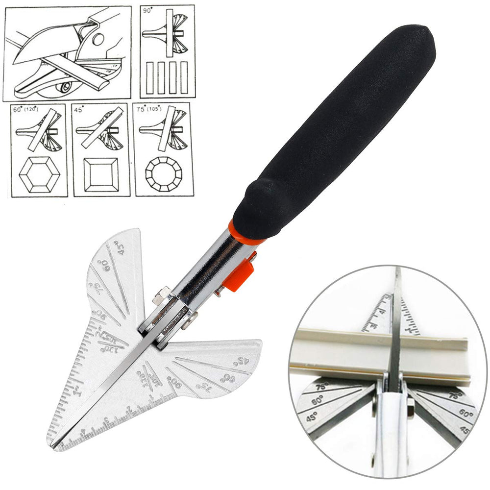 GARTOL Multi-Angle Miter Shears - 45°-135° Trim & Molding Cutter