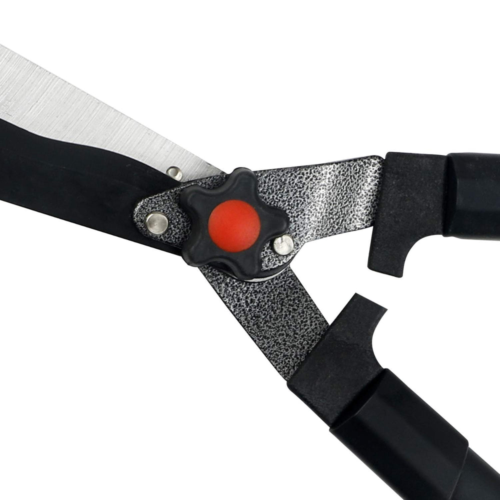 GARTOL hedge shears pivot mechanism with adjustable blade tension knob