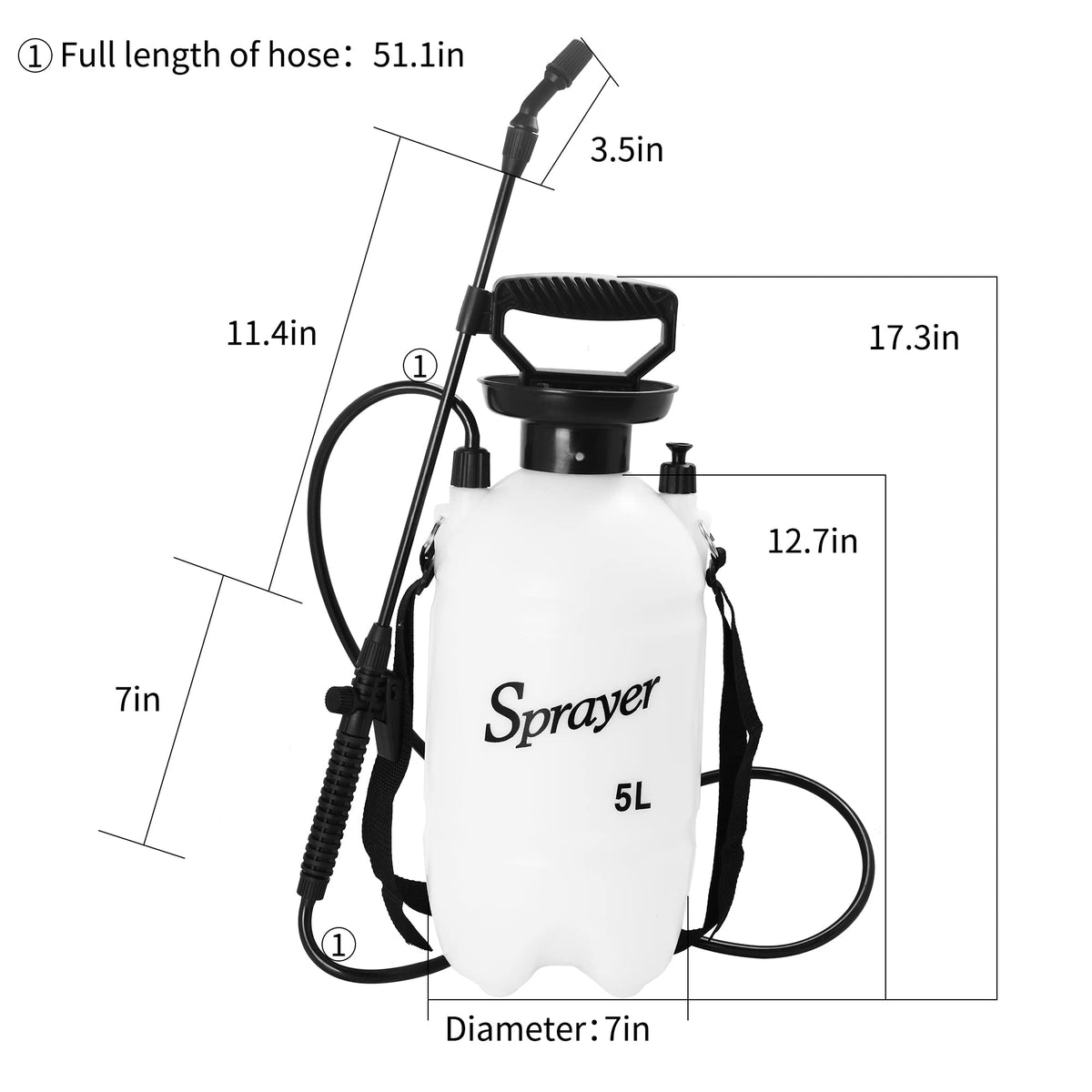 1.35 Gallon Garden Sprayer-GARTOL