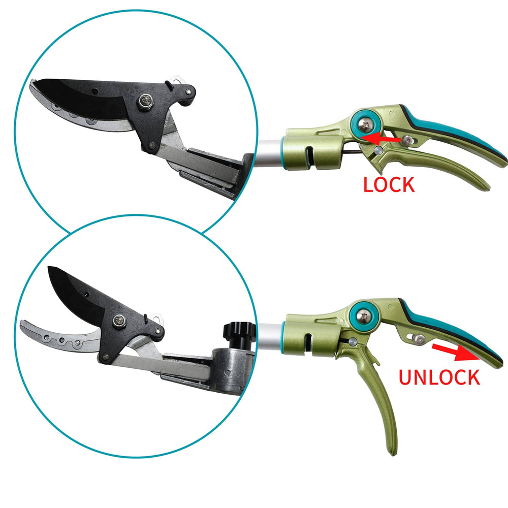 GARTOL Telescopic Pole Pruner & Saw (3.67-5.45ft)
