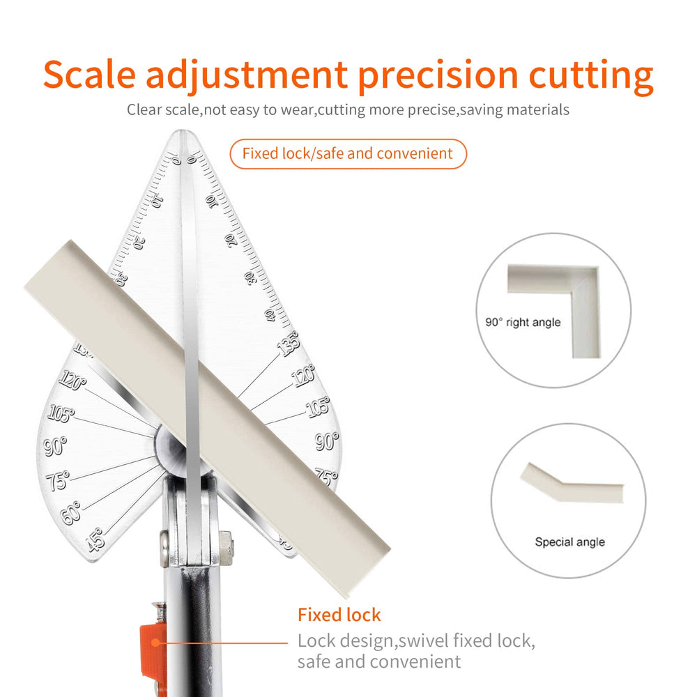 GARTOL Large Miter Shear Cutter - 45°-135° Adjustable Angle Tool(Not for Hardwood)