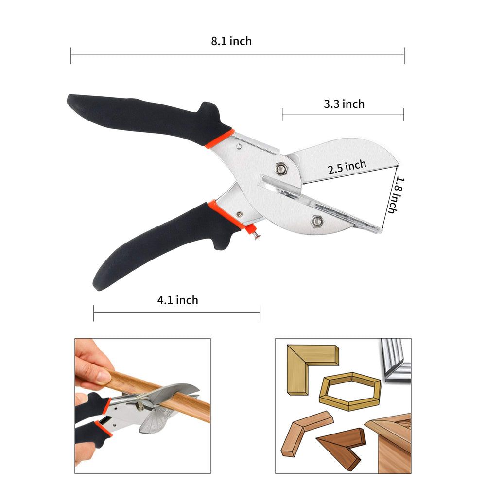 GARTOL Multi-Angle Miter Shears - 45°-135° Trim & Molding Cutter