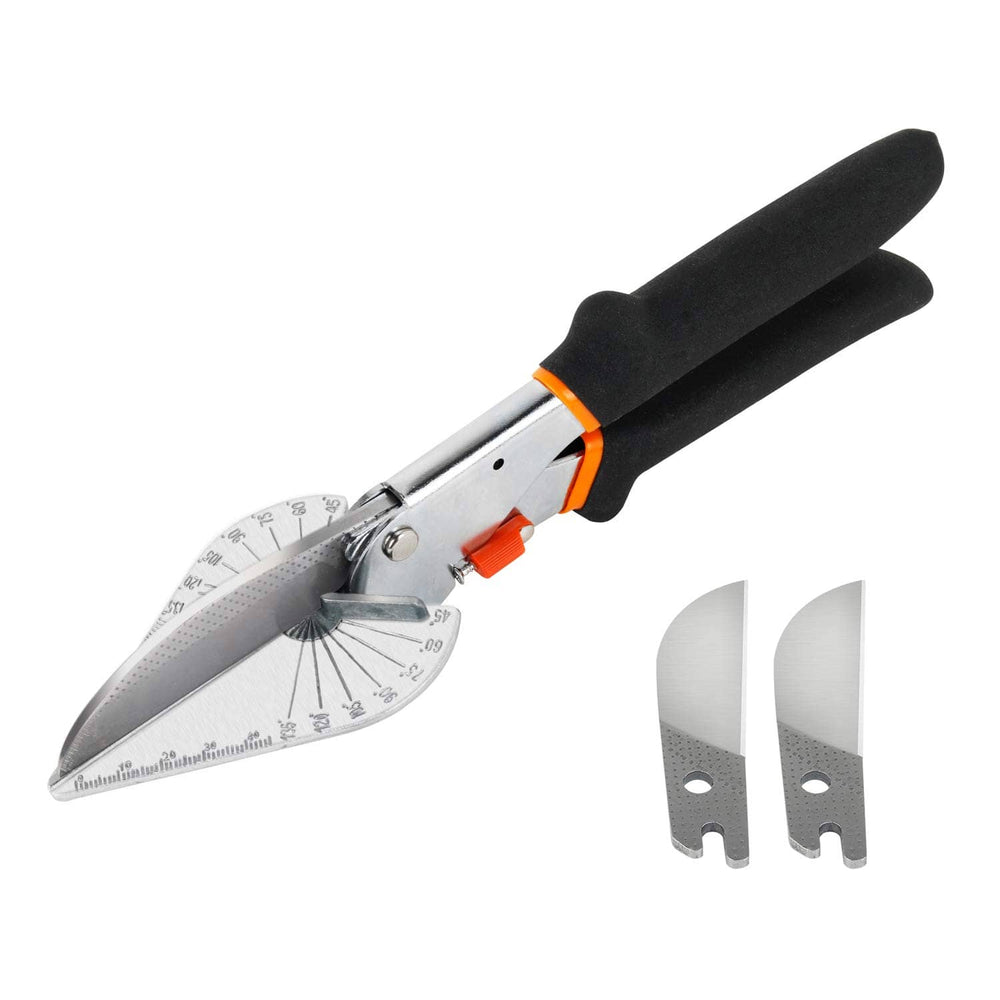 Large Miter Shear Cutter 2.67" Cutting Diameter for Quarter Round 45°-135°